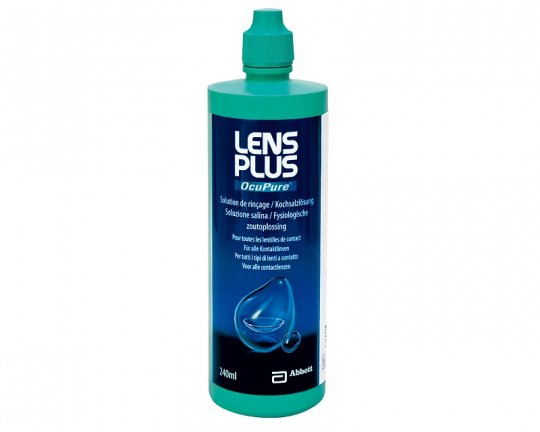 LensPlus OcuPure Saline Solution - 240ml