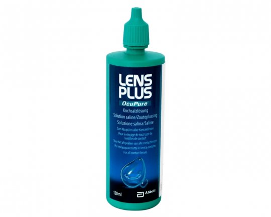 LensPlus OcuPure Saline Solution - 120ml