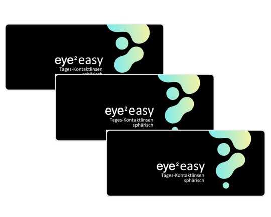 eye2 EASY daily disposable contact lenses spherical 90-pack