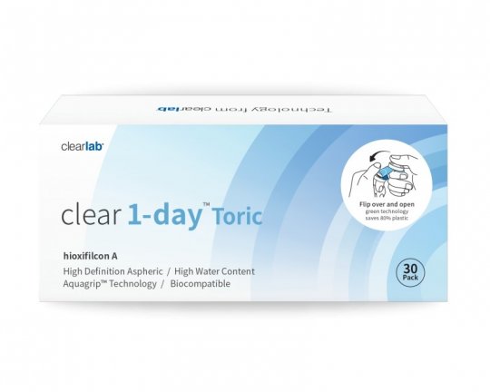Clear 1-Day toric (Clearlab) 30er-Pack