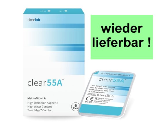Clear 55A 6-Pack