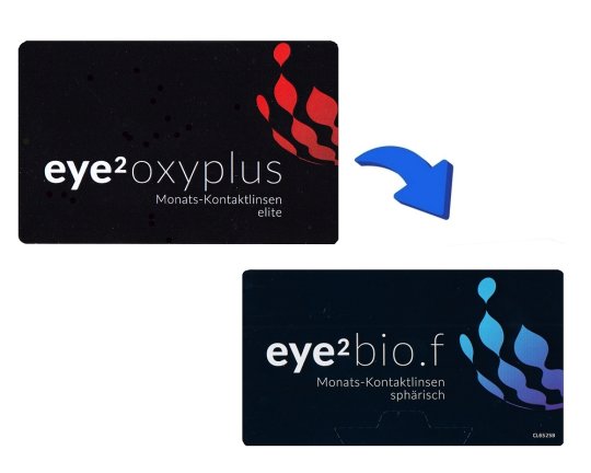 eye2 OXYPLUS monthly disposable contact lenses Elite 6-pack