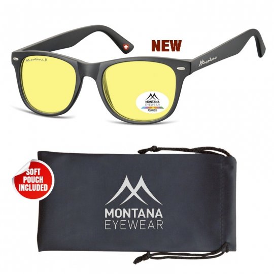 Montana MP10Y - schwarz mit gelben Gläsern