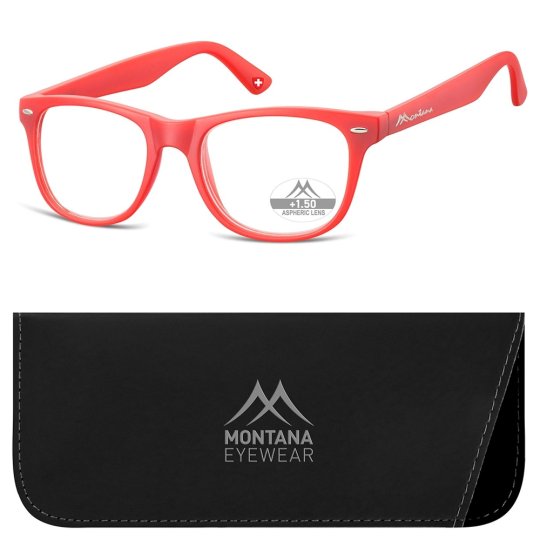 Reading glasses Montana BOX67F - red