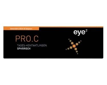 eye2 PRO.C (1-Day) Tages-Kontaktlinsen Sphärisch 30er-Pack